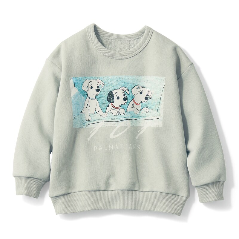 ドロップショルダーフォトプリント裏毛スウェットシャツ 選べるキャラクター 子供服 ディズニー Disney 通販のベルメゾンネット