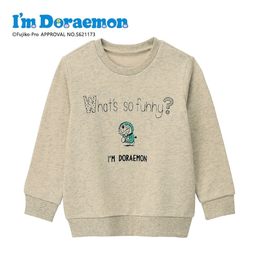 裏毛スウェットシャツ「I’m Doraemon」