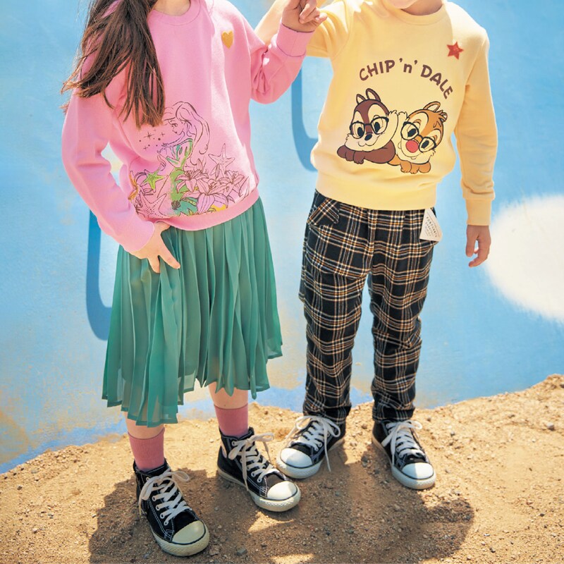 裏毛スウェットシャツ 選べるキャラクター ディズニー Disney 通販のベルメゾンネット