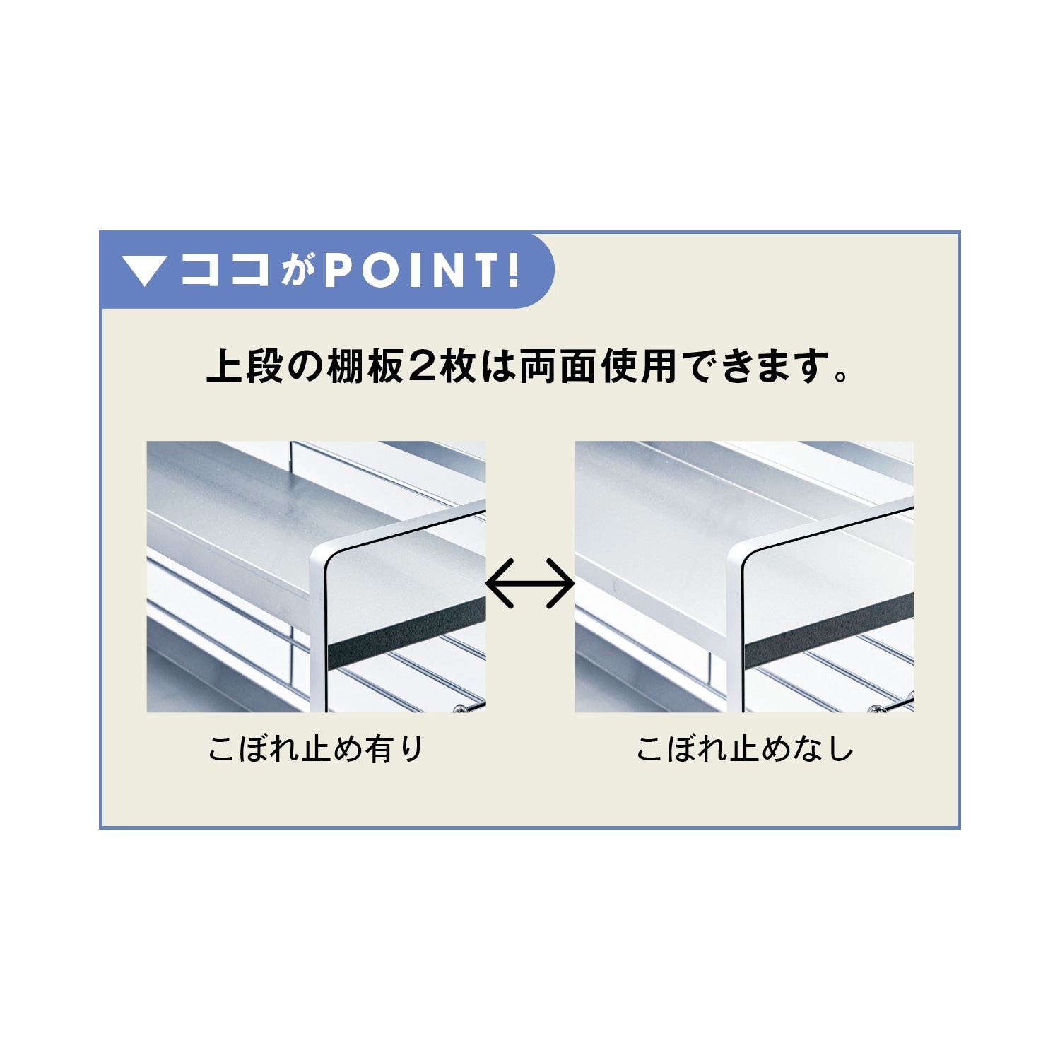 燕三条で作るコンロサイドラック［日本製］（キッチンカウンター上収納 