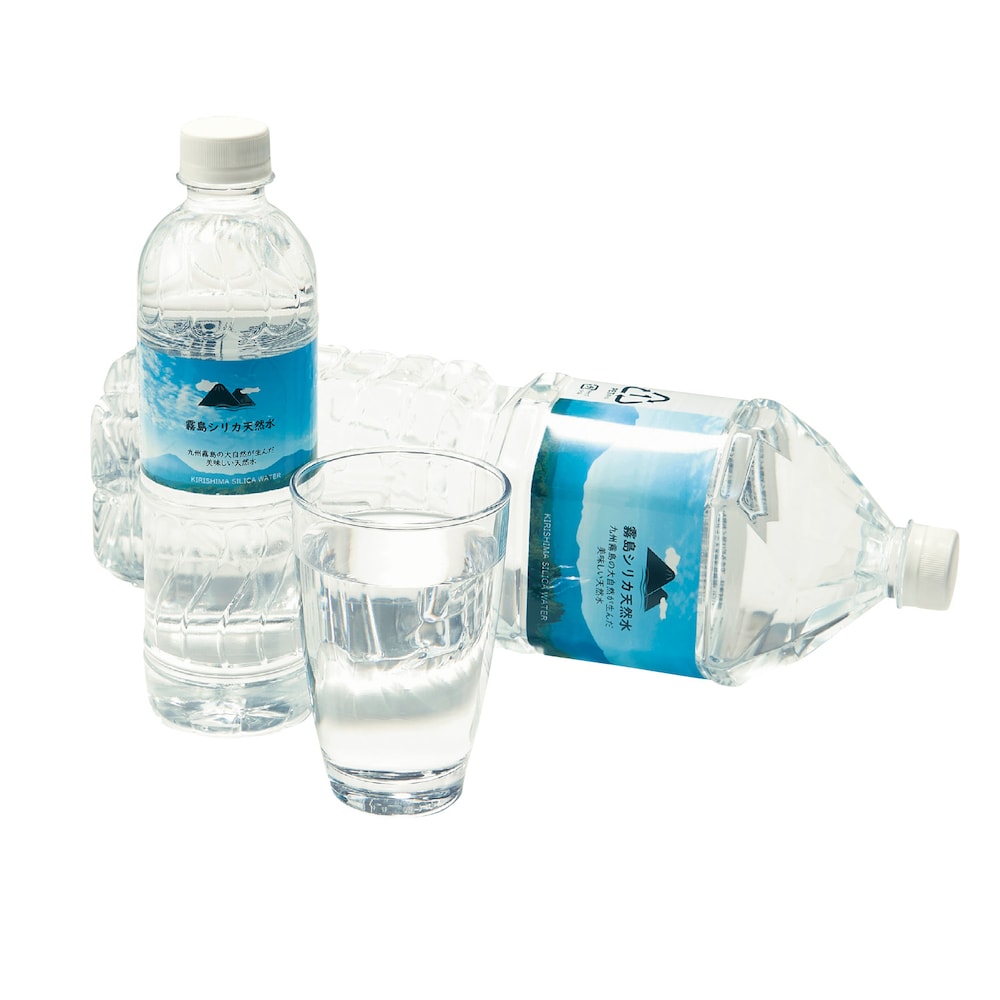 【ベルメゾン】霧島シリカ天然水 500ml×24本/2L×6本