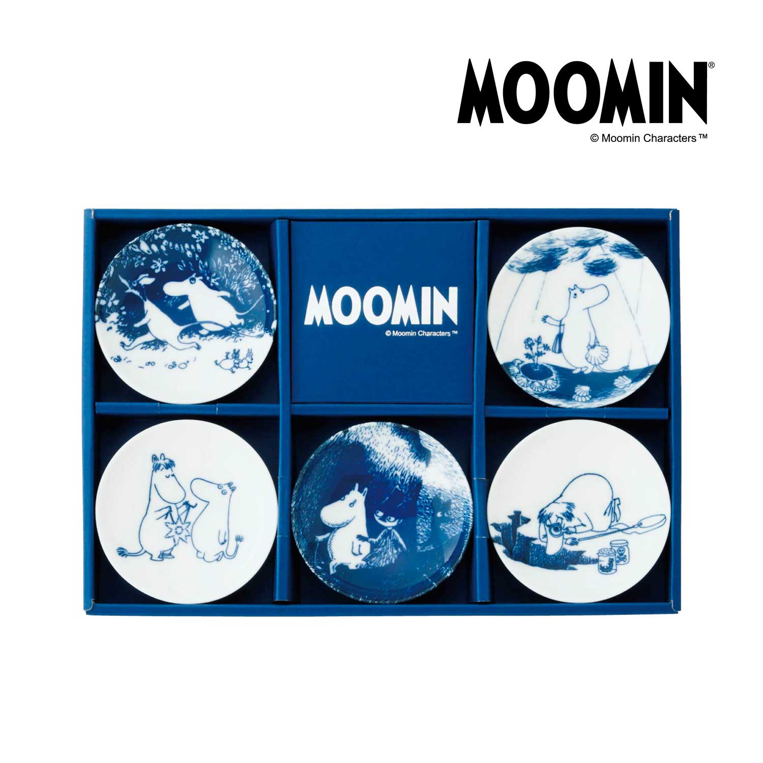 【ムーミン/MOOMIN】ＴＡＲＩＮＡ ミニプレート５枚セット - -,-