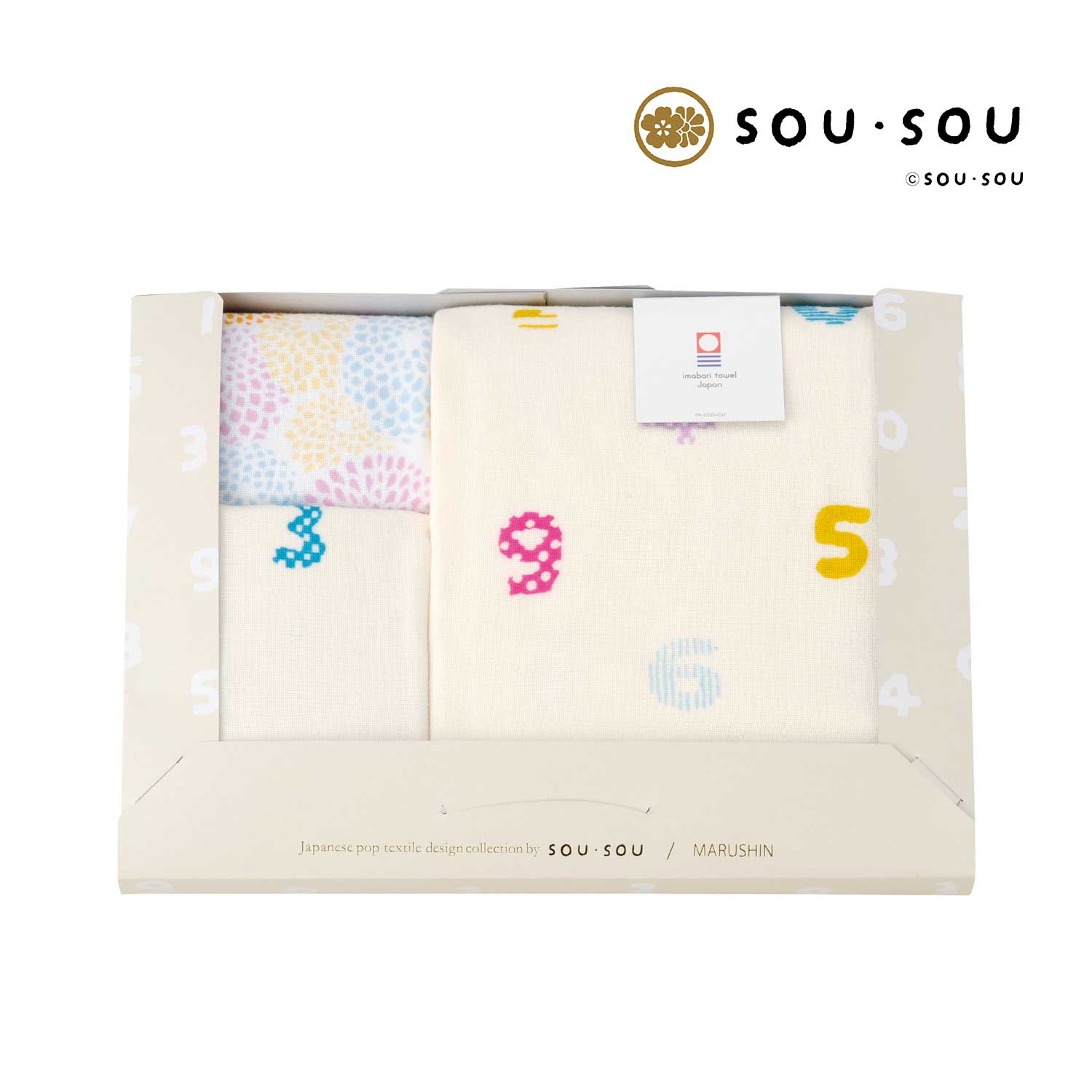 【SOU-SOU(ソウソウ)】SOU・SOU バス・フェイス・ウォッシュタオル3枚セット