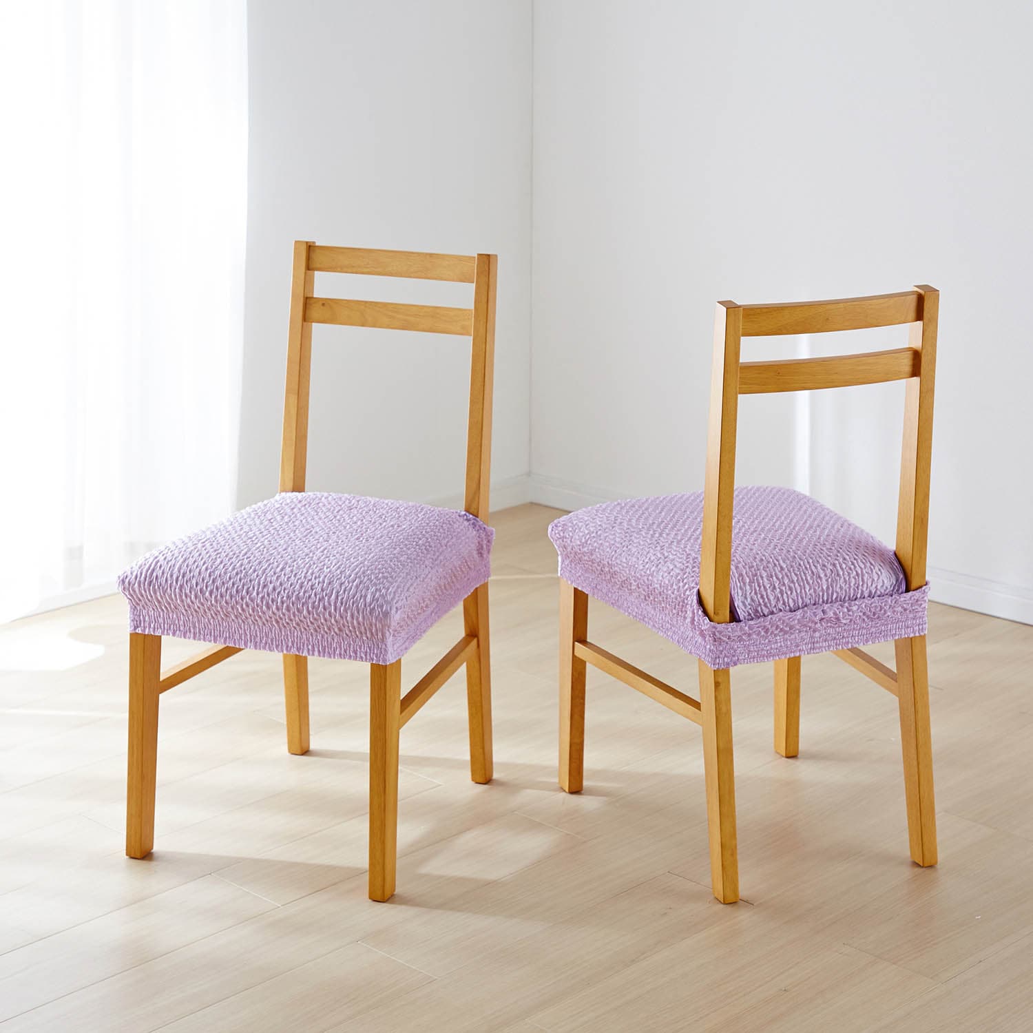 スペイン製フィット椅子カバー・同色２枚セット（椅子カバー/椅子クッション/チェアパッド）｜通販のベルメゾンネット
