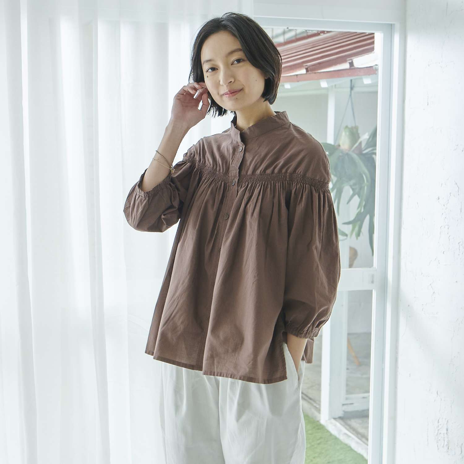 七分袖 ブラウス レディースの通販 通販のベルメゾンネット 七分袖 ブラウス レディースの通販 通販のベルメゾンネット