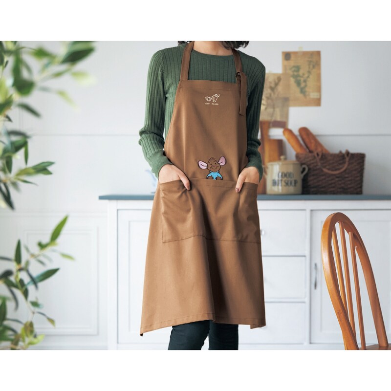 刺繍入りカンガルーポケットエプロン カンガ ルー ディズニー Disney 通販のベルメゾンネット