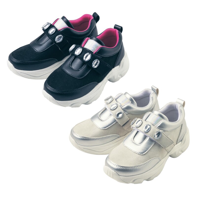 厚底軽量キラキラスニーカー 女の子 子供靴 ラブリー スマイル Lovely Smile 通販のベルメゾンネット