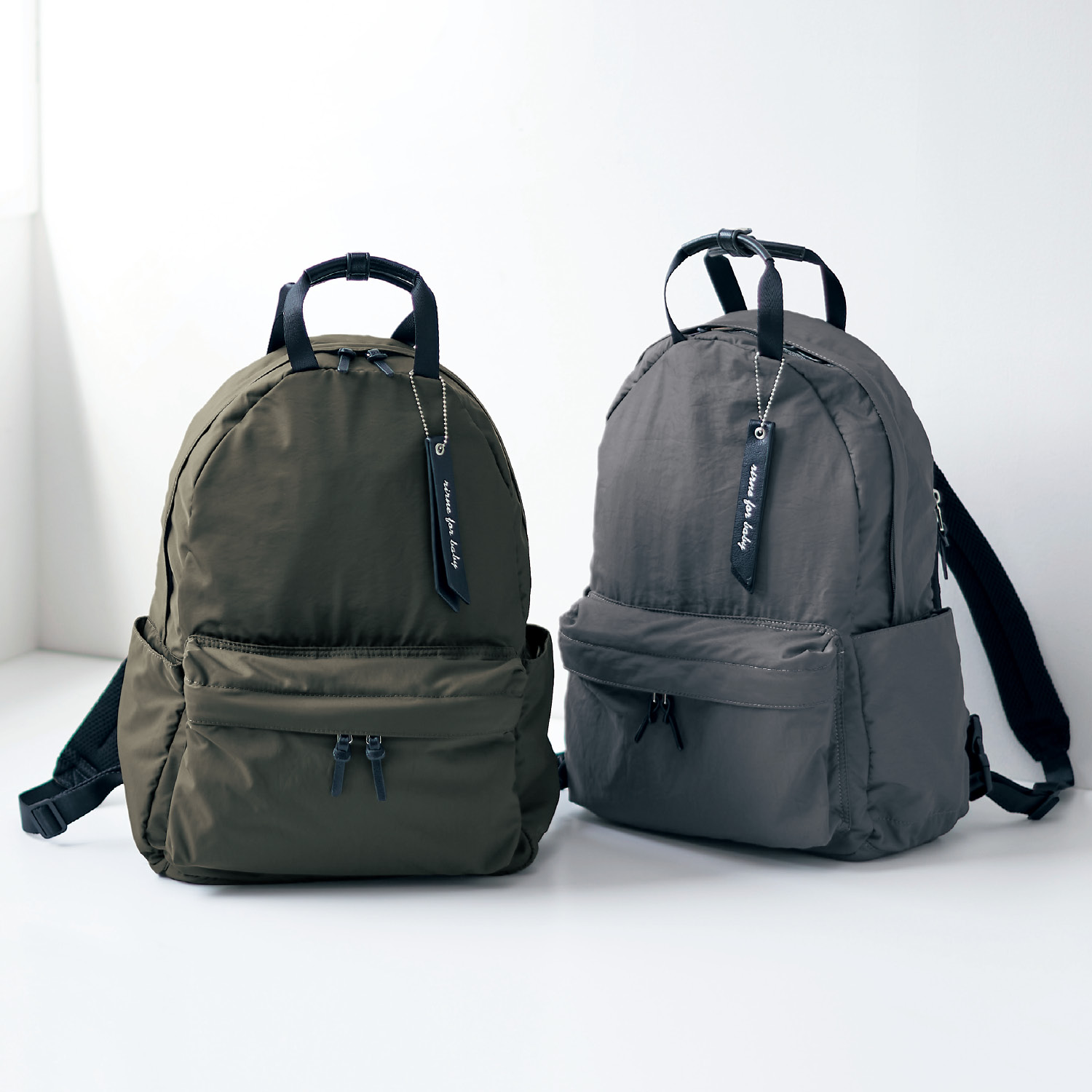 【rirne for baby】軽量撥水素材の多機能シンプルリュックサック 【rirne for baby】軽量撥水素材の多機能シンプルリュックサック