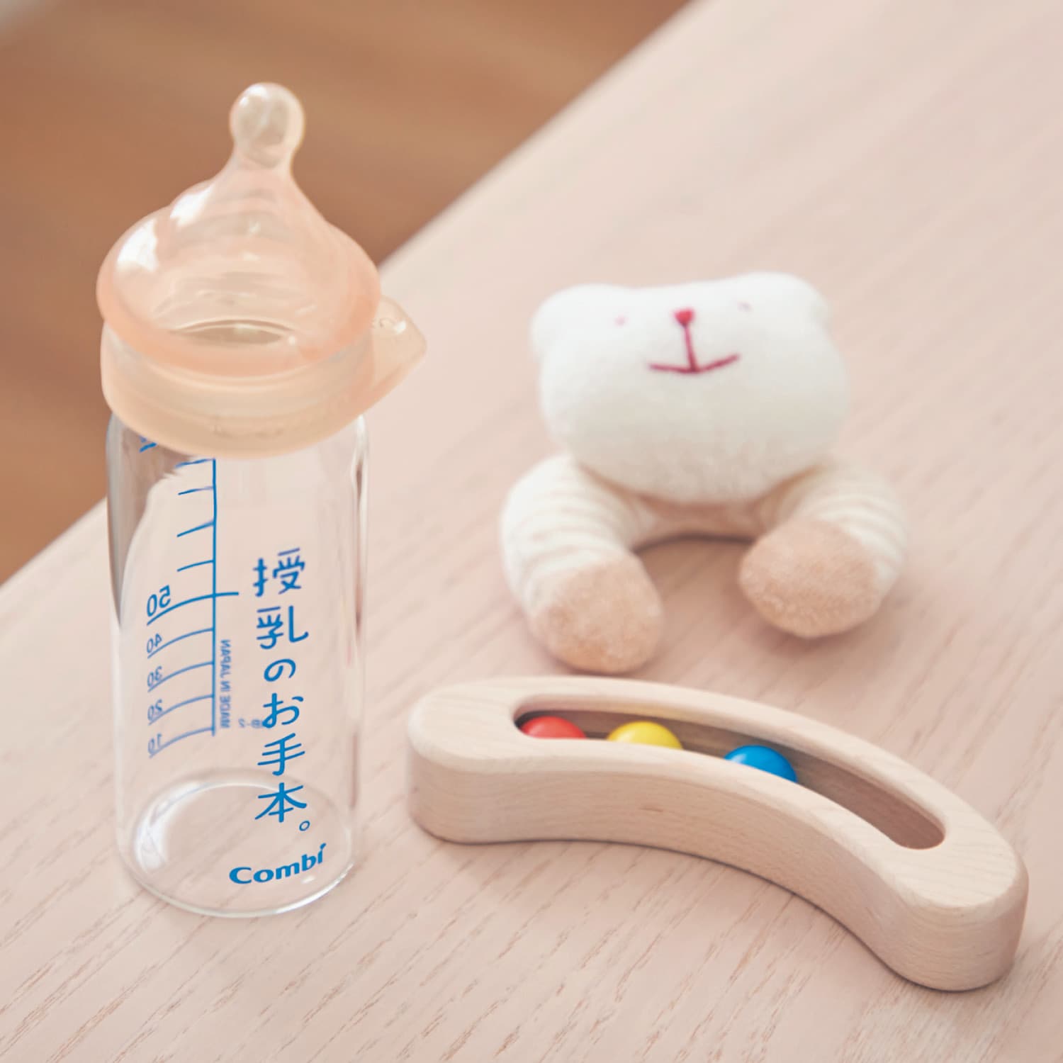 新生児期にぴったりサイズ】テテオ 授乳のお手本産院用哺乳瓶セット