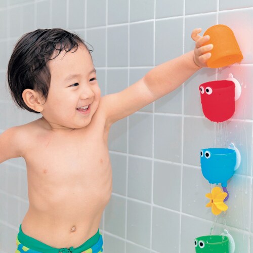 【知育玩具】 水の流れが楽しいちょろくるカップ・フレンズ 【１才頃～】