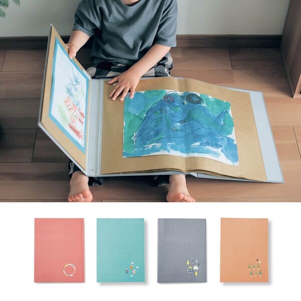 【ベルメゾン】きなこさんコラボ 三つ折りでコンパクトな作品ファイル【日本製】