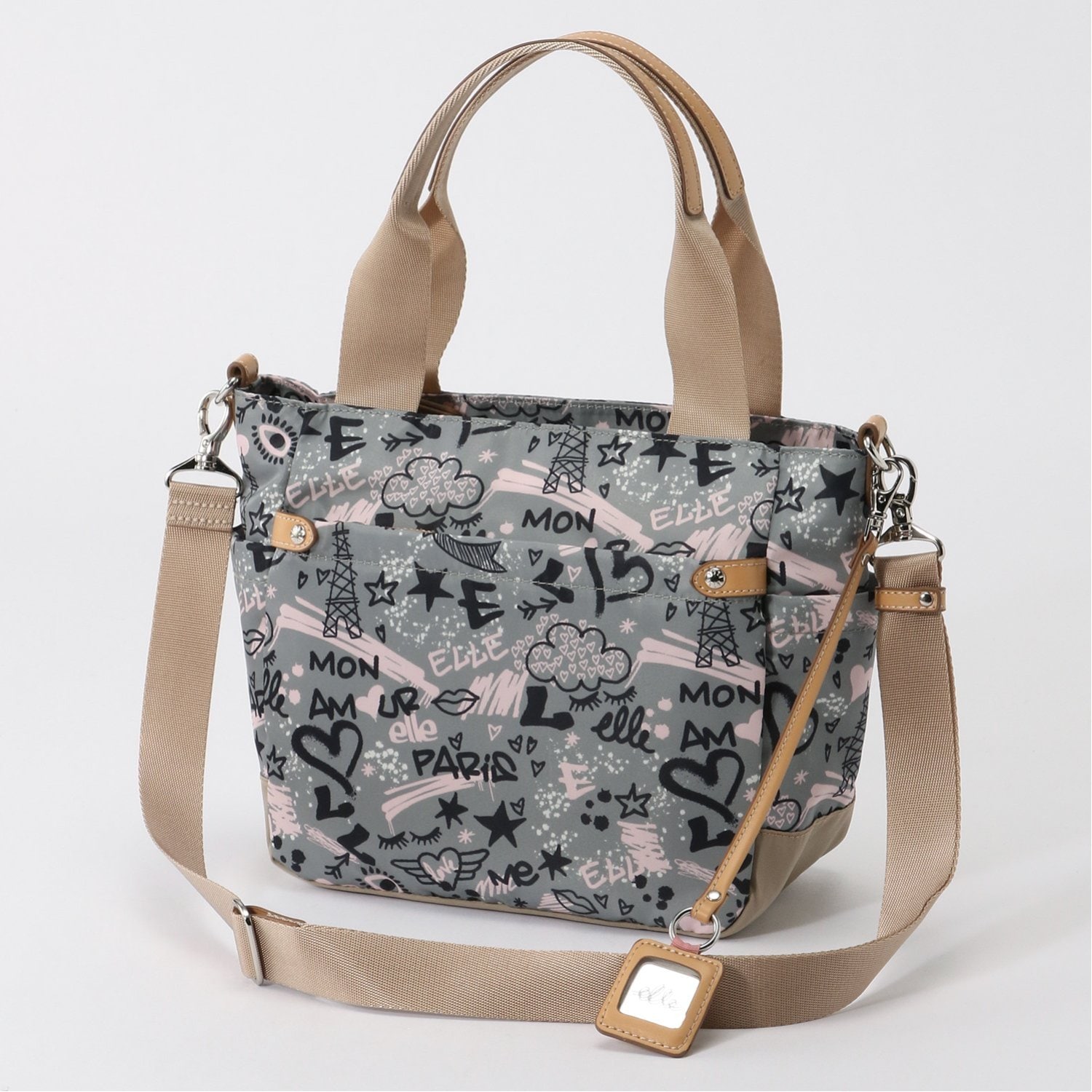 楽天市場】ELLE エル 2way ショルダーバッグ プリモア 防水 軽い