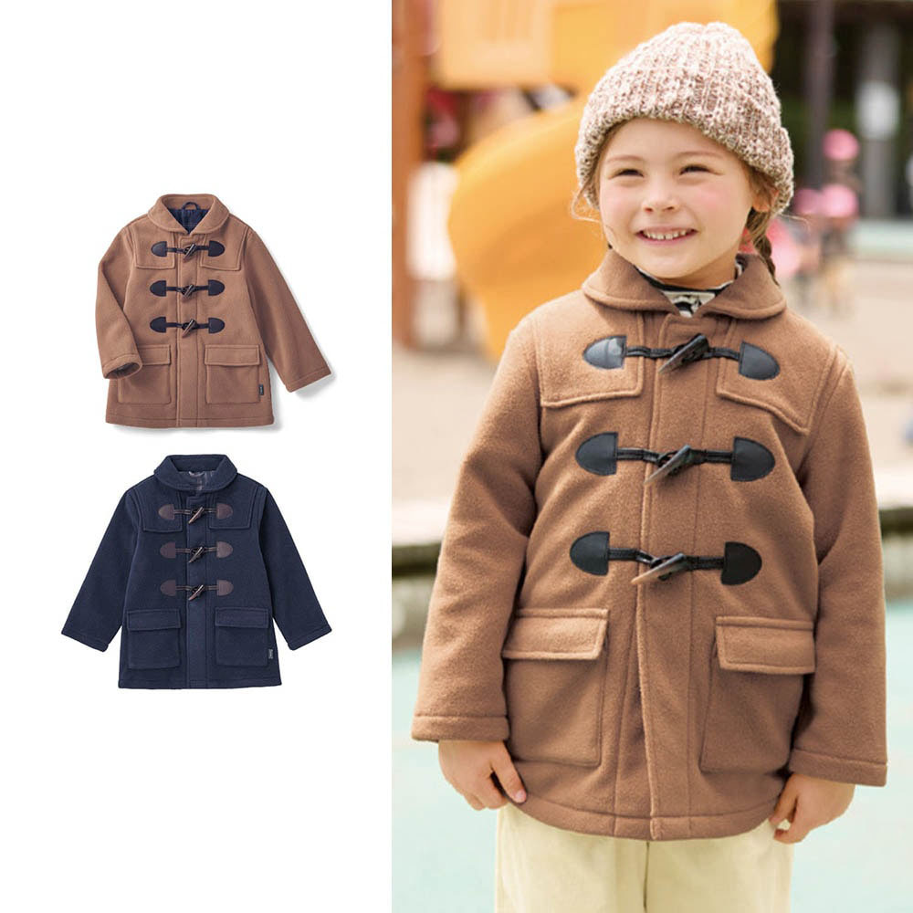 フリースダッフルコート 【子供服 長袖】(ジータ/GITA)