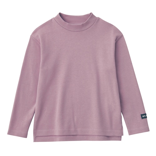 ふんわりスムースハイネック長袖Ｔシャツ 【子供服】
