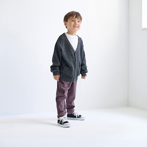杢チャコール／モデル身長109cm・110サイズ着用