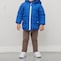 ブルー／モデル身長：91cm、体重：13kg、着用サイズ：90