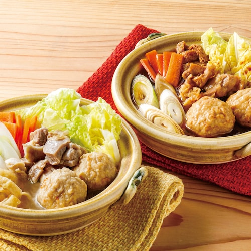 【お歳暮・おとりよせ】 名古屋コーチン小分け鍋（水炊き鍋・味噌鍋） 【ご注文は1月25日まで】