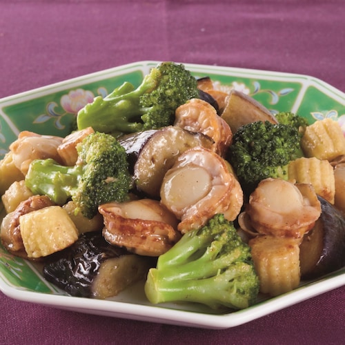 ホタテとたっぷり野菜の塩だれ炒め（調理キット）３６０ｇ×５食