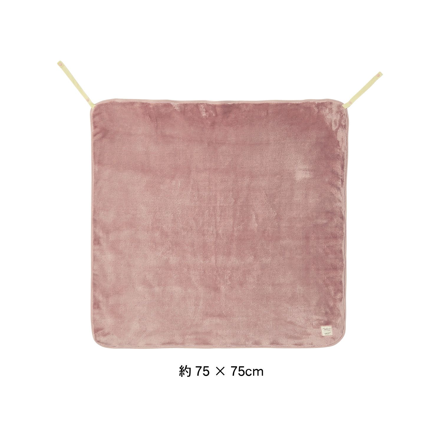 【モウフワ/moufuwa】毛布に包まれた様な温もりのフリースベビーブランケット ピンク -,-