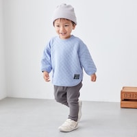 ラベンダーブルー／モデル身長85.3cm・80サイズ着用・体重11kg