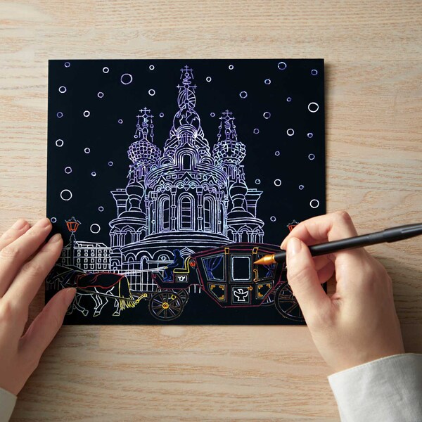 【くららぼ】スクラッチアートペン2本セット