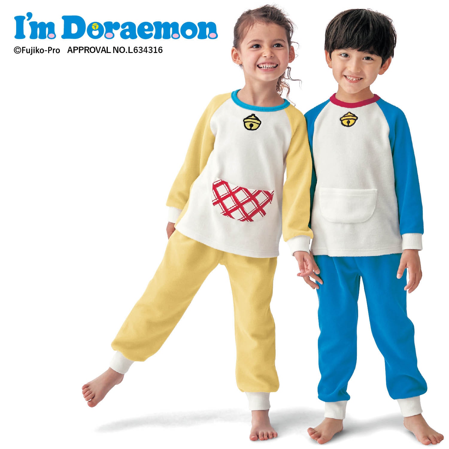 綿混フリースパジャマ I M Doraemon アイムドラえもん I M Doraemon 通販のベルメゾンネット