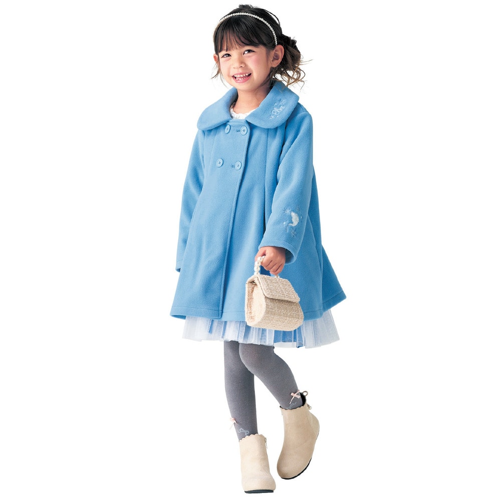 東京ディズニーランド フリースコート M 裏地付フリースコート(選べるキャラクター)（ディズニー 子供服