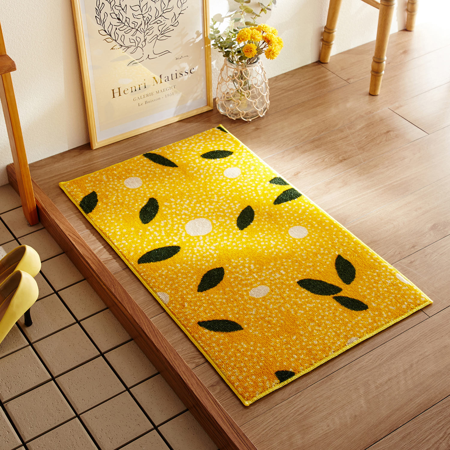 【ベルメゾン】玄関マット「Kukkalaulu/Kobe Muoto Collection」