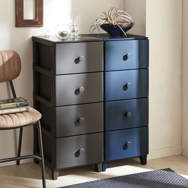 【ベルメゾン】組立簡単!引出しスムーズ北欧モダンデザインのスリムチェスト