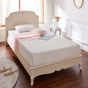 【東海家具/TOKAI KAGU】フレンチクラシックデザインのホワイトベッド