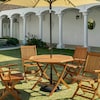 【ベルメゾン】天然木の折りたたみ式8角形ガーデンテーブル