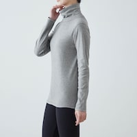 脇に接ぎ目のない筒編み仕様でチクチクしない