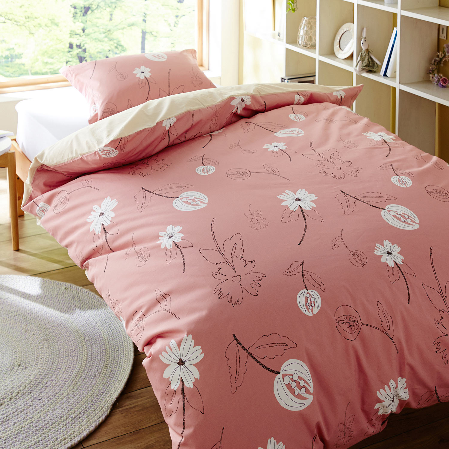 【シビラ/Sybilla】年中使える綿素材の掛け布団カバー(リブレ) 【シビラ/Sybilla】年中使える綿素材の掛け布団カバー(リブレ)