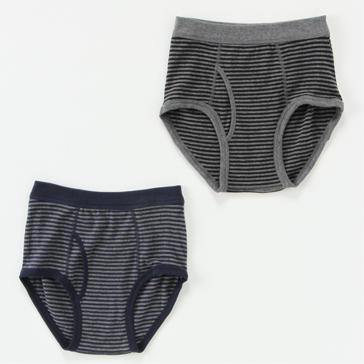 【SOKY】【2枚組】シンプルボーダーブリーフ(綿素材・通年・通園通学)【子供】 【SOKY】【2枚組】シンプルボーダーブリーフ(綿素材・通年・通園通学)【子供】