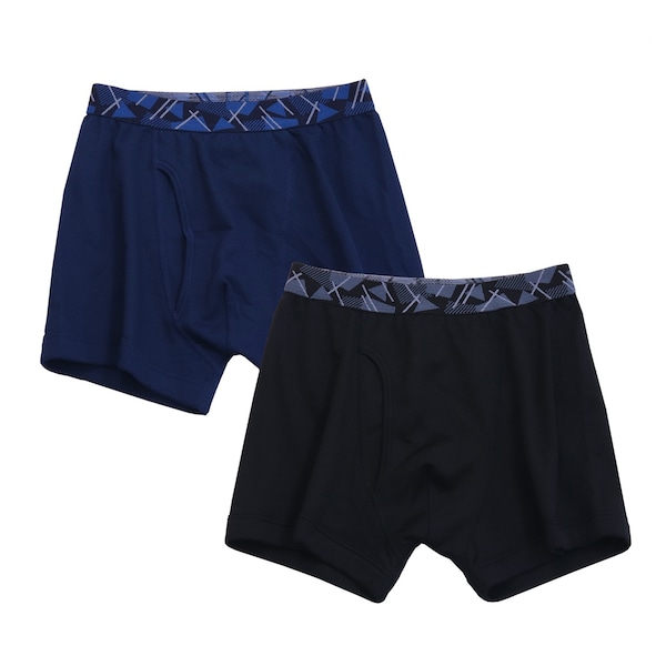 【SOKY】ドライ無地ボクサー2色セット(綿混・春夏・通学)【子供・ジュニア】