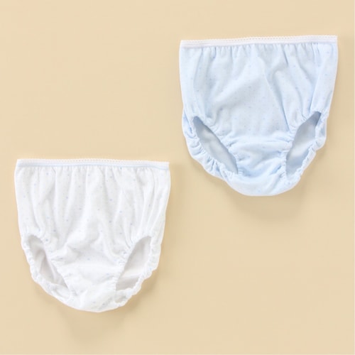 日本製総柄ショーツ２色セット（綿素材・通年・通学）【ジュニア】