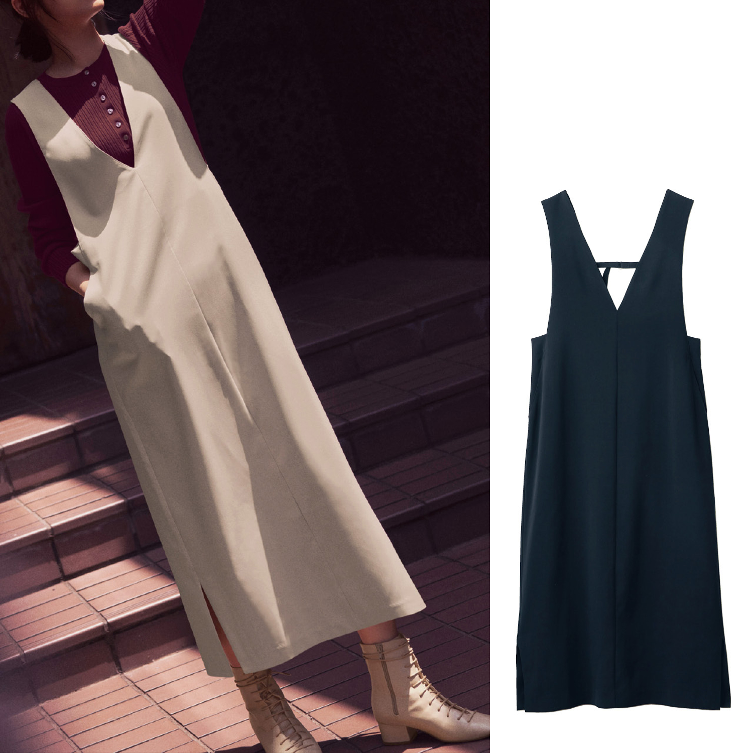 vネックジャンパースカート 通販のベルメゾンネット vネックジャンパースカート 通販のベルメゾンネット