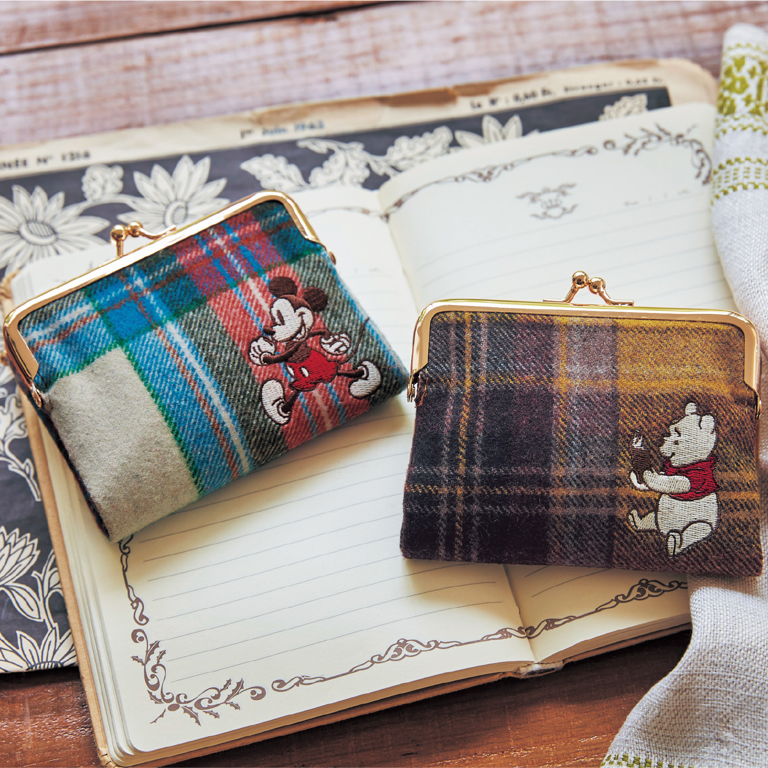 チェック柄ミニ財布 選べるキャラクター ディズニー Disney 通販のベルメゾンネット チェック柄ミニ財布 選べるキャラクター ディズニー Disney 通販のベルメゾンネット