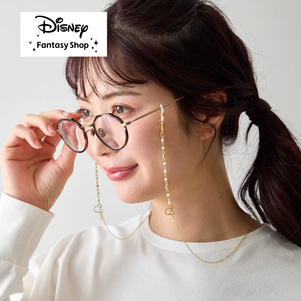 【ディズニー/Disney】マスク & グラスチェーン[日本製]「ミッキーモチーフ」