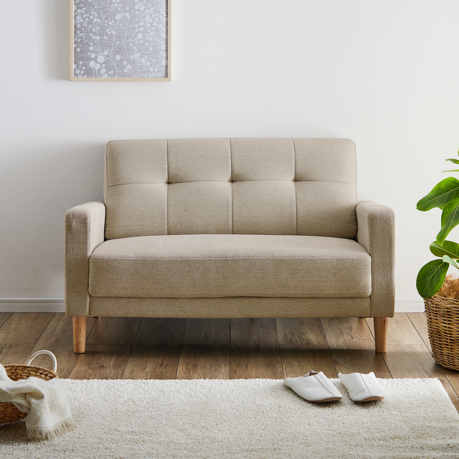 【ベルメゾン】シンプルソファー 【ベルメゾン】シンプルソファー