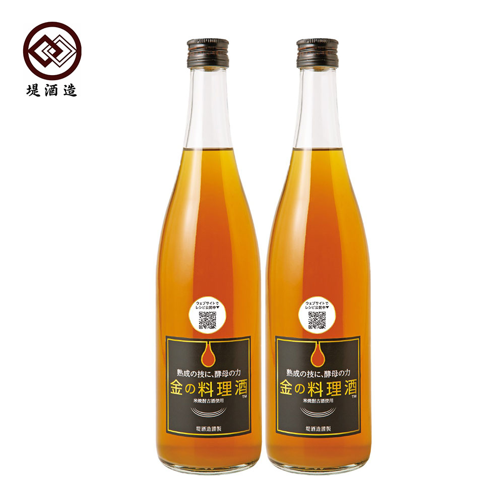 【堤酒造】金の料理酒 2本