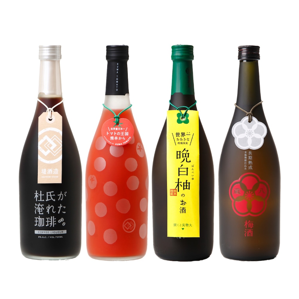 杜氏が淹れた珈琲:そのまま飲んでもおいしい、お酒で淹れた珈琲厳選した深煎り珈琲豆を、球磨地方の本格米焼酎にそのままじっくりつけ込むことで、珈琲の 芳醇な香りとうま味を存分に抽出した、コクのあるコーヒー