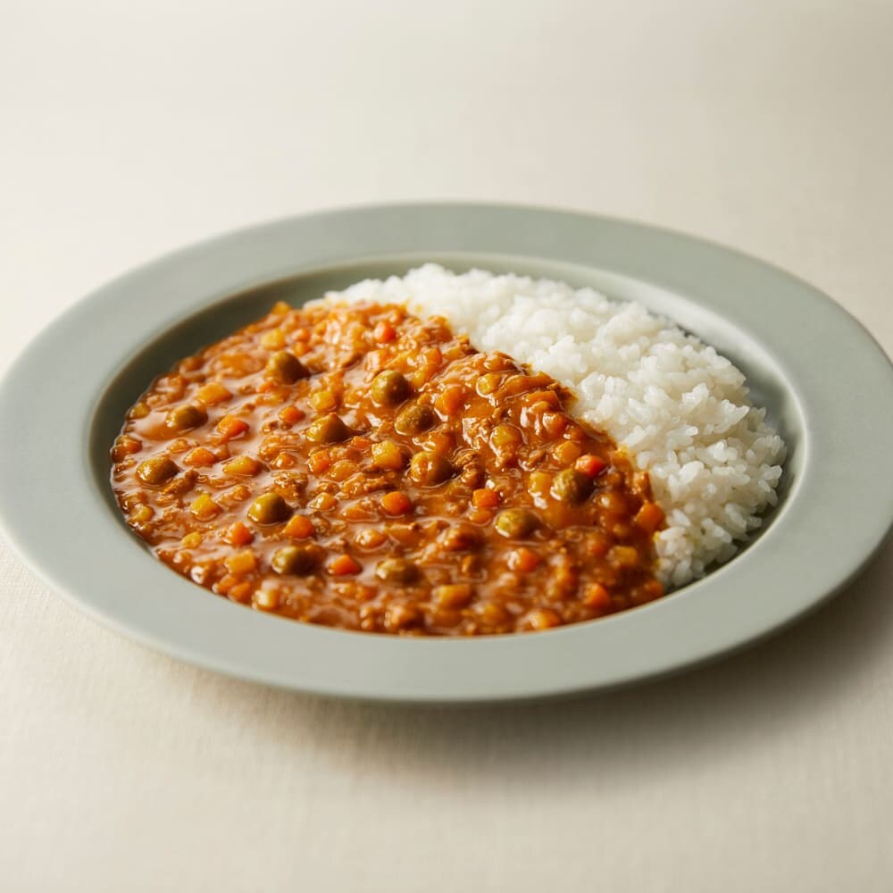 鶏と野菜のキーマカレー