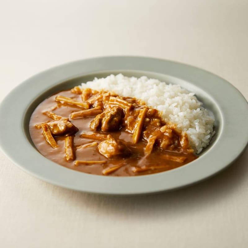 鶏とたけのこの和風カレー