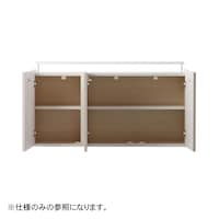 幅100・120cmオープン時（幅140cmは仕切りが2本幅160cmは仕切りが真ん中に1本となりま