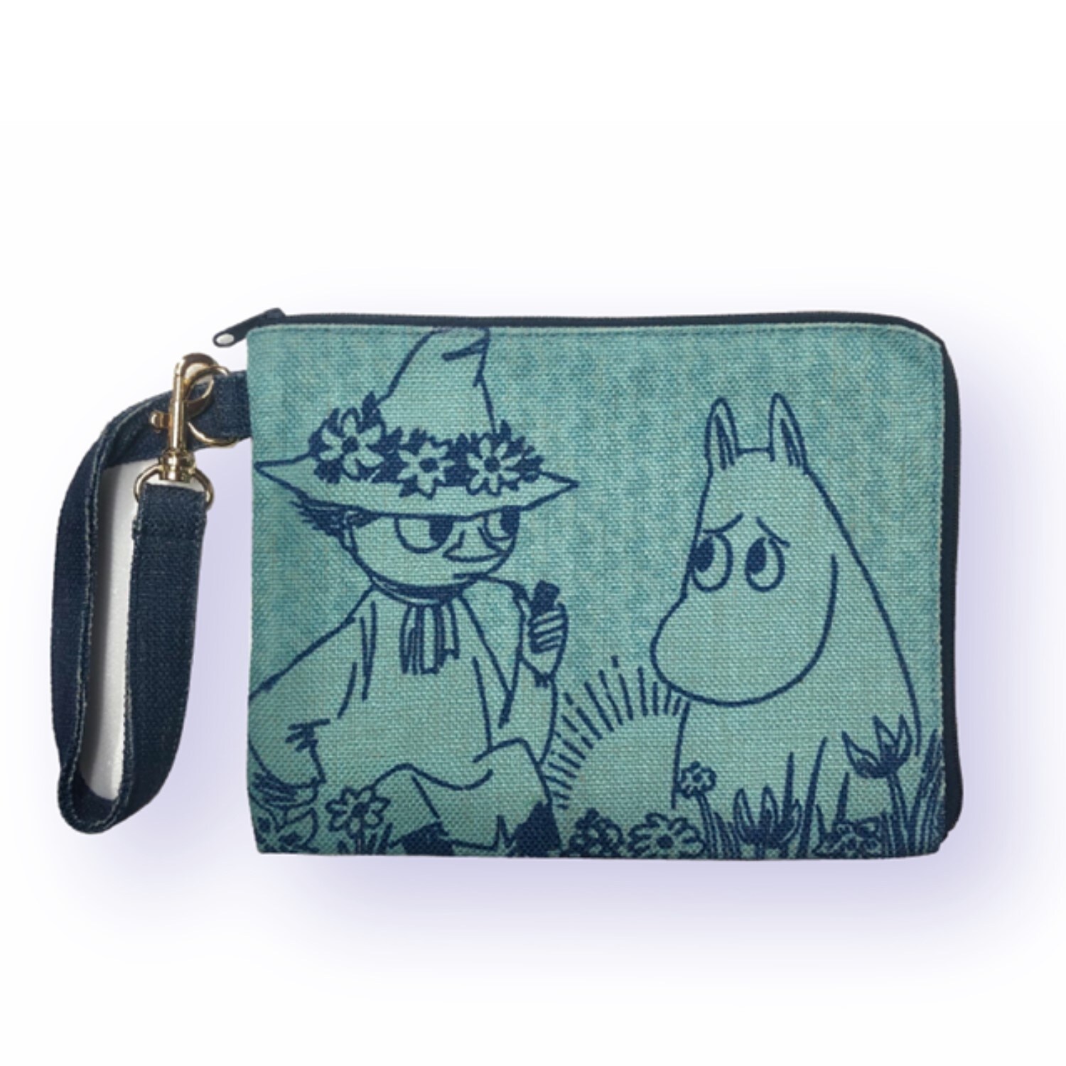 レトロアートのストラップ付ポーチ ランデブー ムーミン ムーミン Moomin 通販のベルメゾンネット