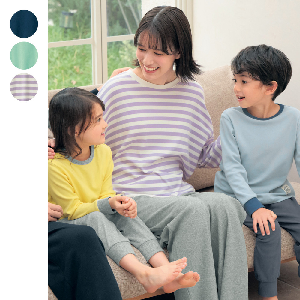 【ジータ/GITA】家族でリンクレディースやわらかスムースパジャマ