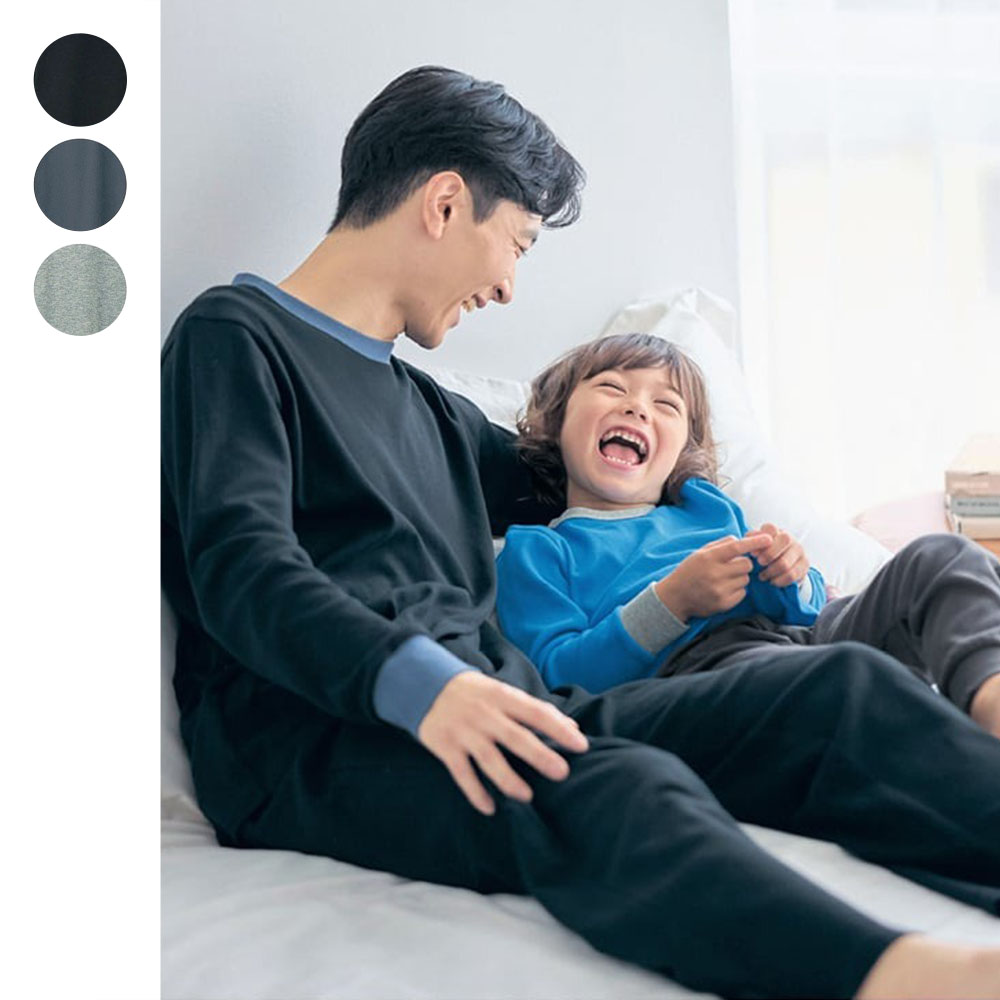 家族でリンクメンズやわらかスムース綿素材パジャマ