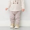 ピンクグレージュ／モデル身長78cm・80サイズ着用・体重10kg