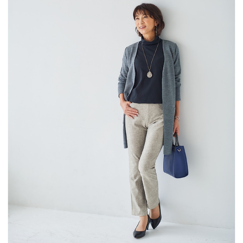 ※トップス・アクセサリー・バッグは参考商品／モデル身長：170cm M/70着用　